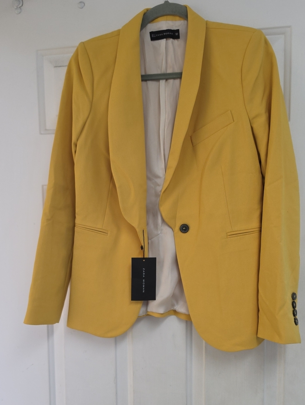 Zara Yellow Women's Blazer